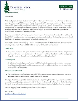 CNLT Spring 2025 newsletter