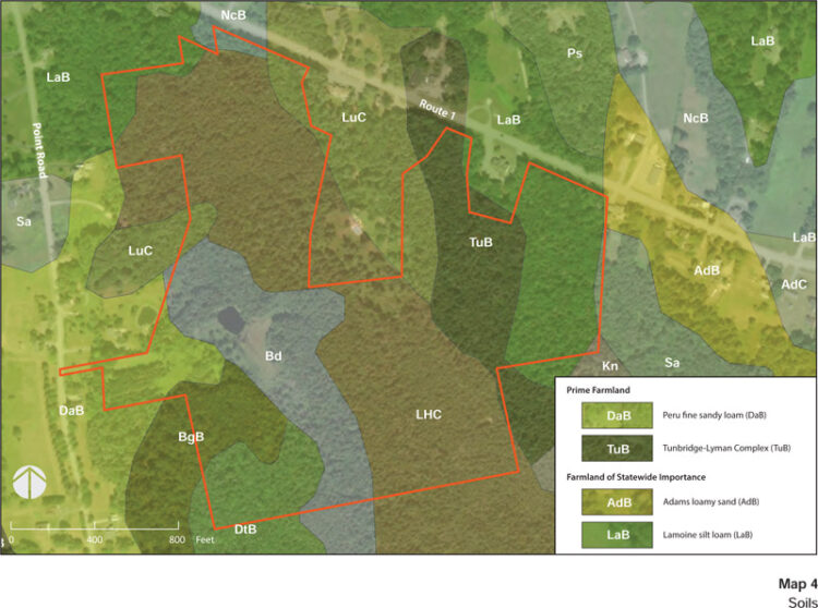 Ice Pond Preserve - Map 4 Soils