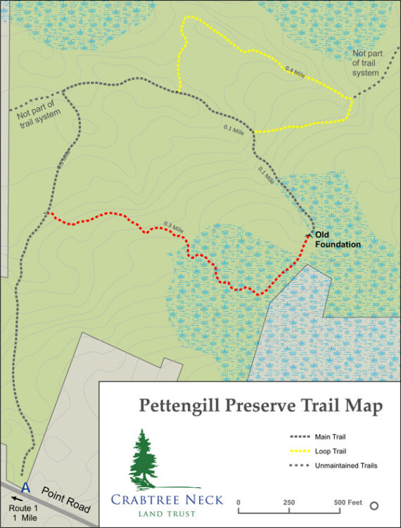 Pettengill Trail Map