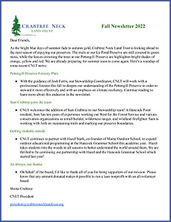 CNLT Fall 2022 newsletter