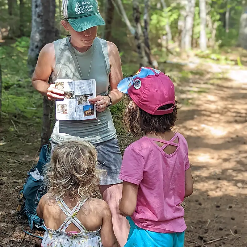 Instruction on the trail