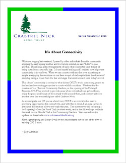 Spring 2016 newsletter