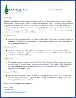 Spring 2021 Newsletter