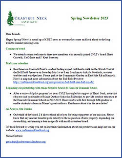 Spring 2023 newsletter